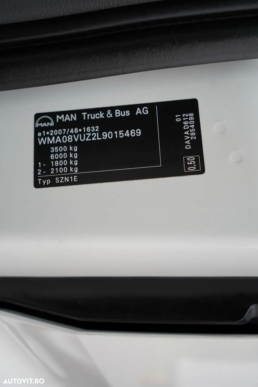 MAN TGE 3.180 / 2.0D, IZOTERM - CONTAINER / DMC: 3500 KG / 2021 / IMPORTAT / CONTRACT POST-SERVICE - 34