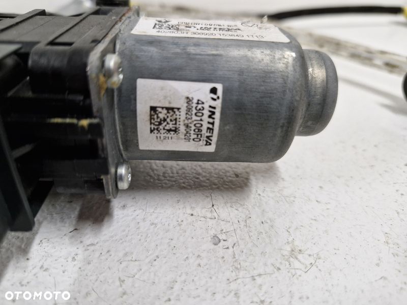 renault scenic iv mechanizm podnośnik silniczek szyby prawy przód przedni 6 pin - 3