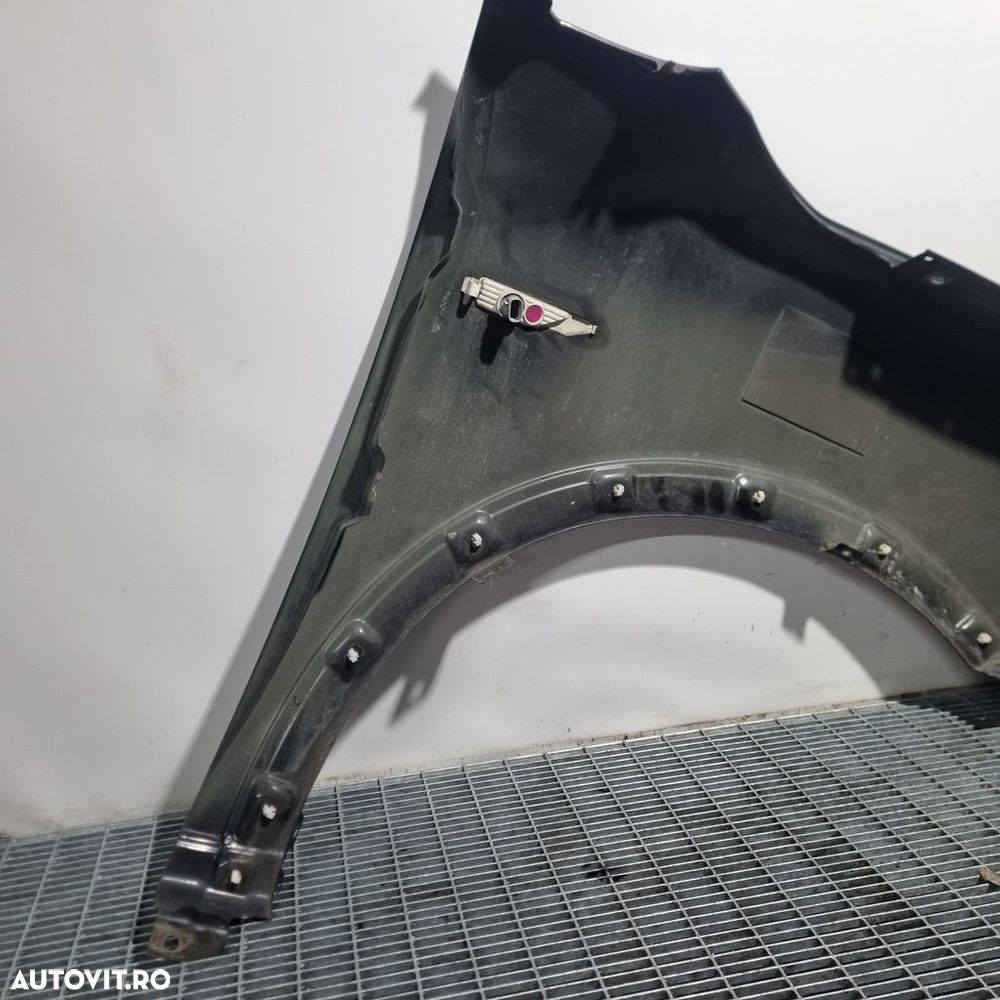 Aripa Stanga Fata SsangYong Tivoli 2015 - 2019 4 Usi Cyber Grey Metalizat LAK (1471) - 3