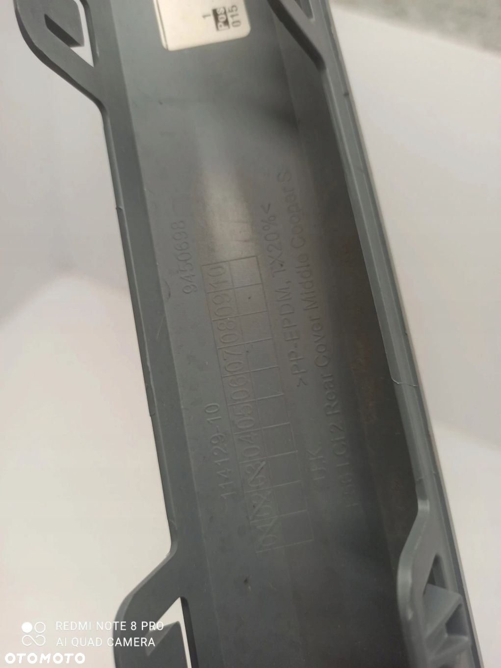 LISTWA ZDERZAKA TYŁ MINI COOPER F56 LCI 9450698 - 4