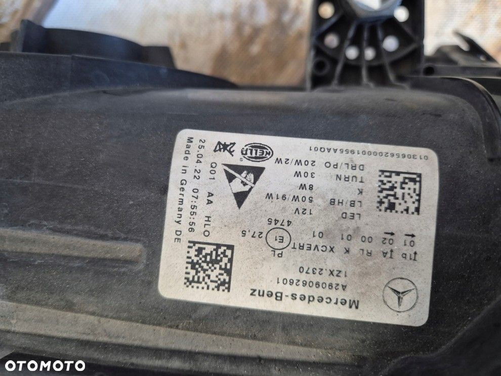 mercedes AMG GT 4 -DOOR w290 led multibeam prawa lampa europa idealna - 5