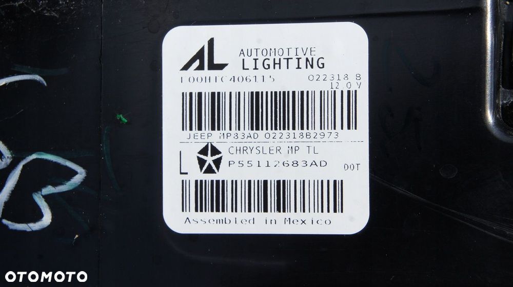 TYLNA LEWA LAMPA JEEP COMPASS II - 6