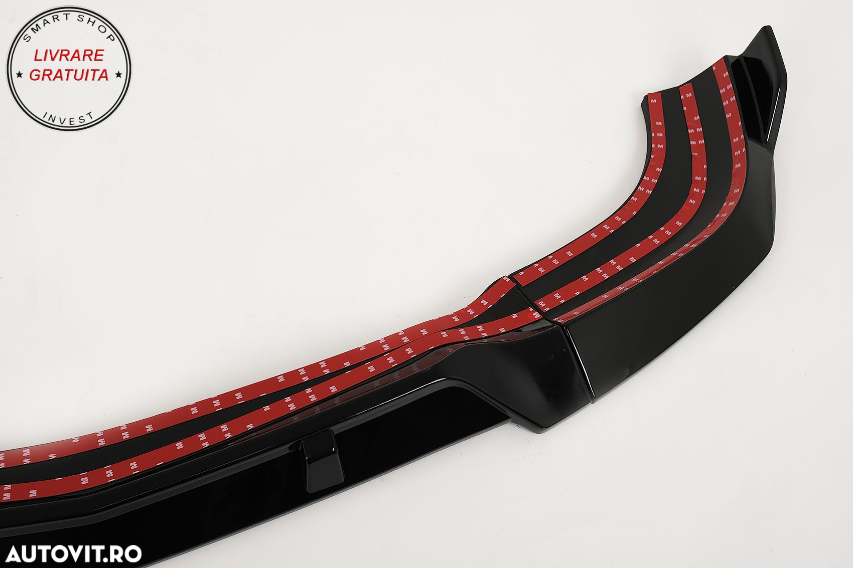 Prelungire Bara Fata Mercedes C-Class W204 S204 C204 Facelift (2011-2015) Negru Lu- livrare gratuita - 5