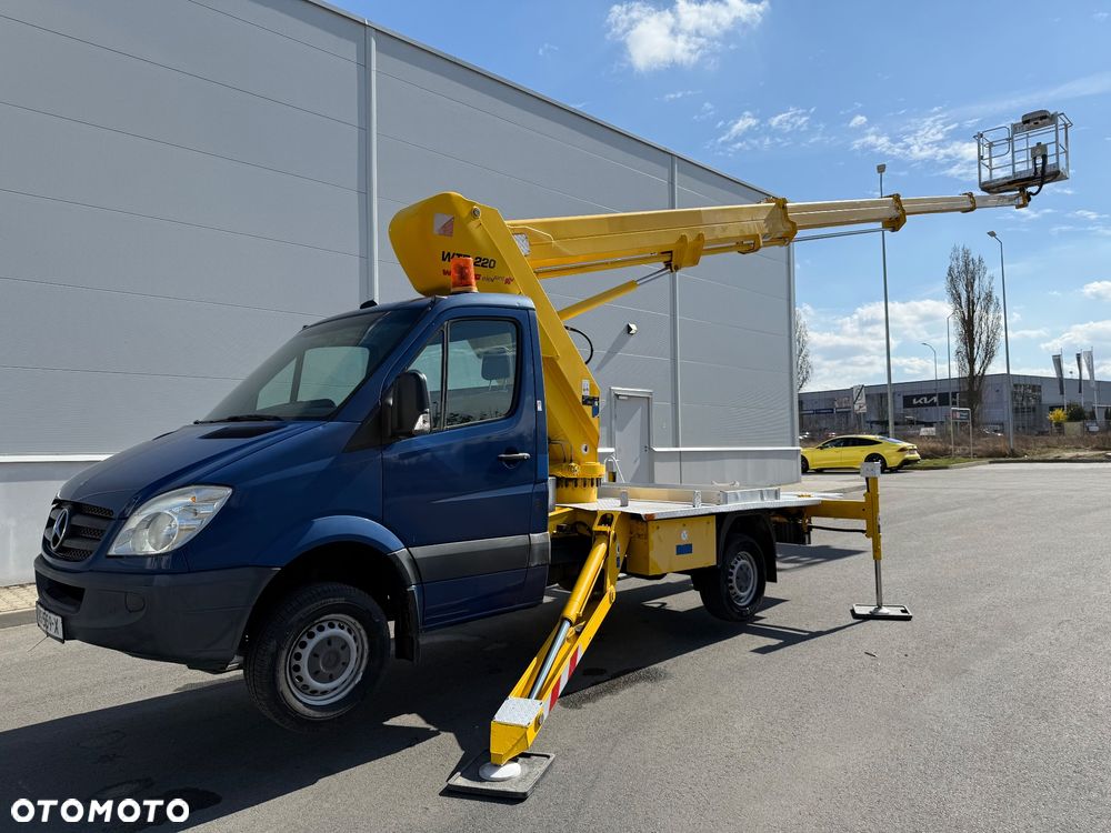 Mercedes-Benz Podnośnik Koszowy Wumag WTB 220 22 metry 14 w Bok Pilot UDT Palfinger zwyżka jak Gsr Ruthmann Multitel - 17