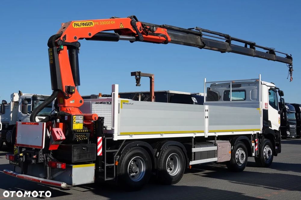 Renault C 430 / 8x4 / SKRZYNIOWY 7 M + HDS PALFINGER 33002 -wysów: 14,5 M / UDŹWIG 9800 KG / STEROWANIE RADIOWE / ROTATOR / EURO 6 - 5