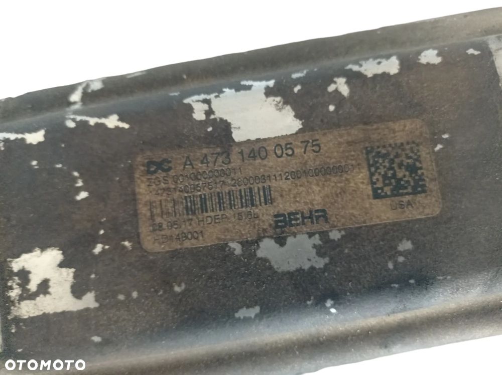 RECYLKULATOR SPALIN EGR MERCEDES ACTROS AROCS MP4 OM473 EURO 6 - 7