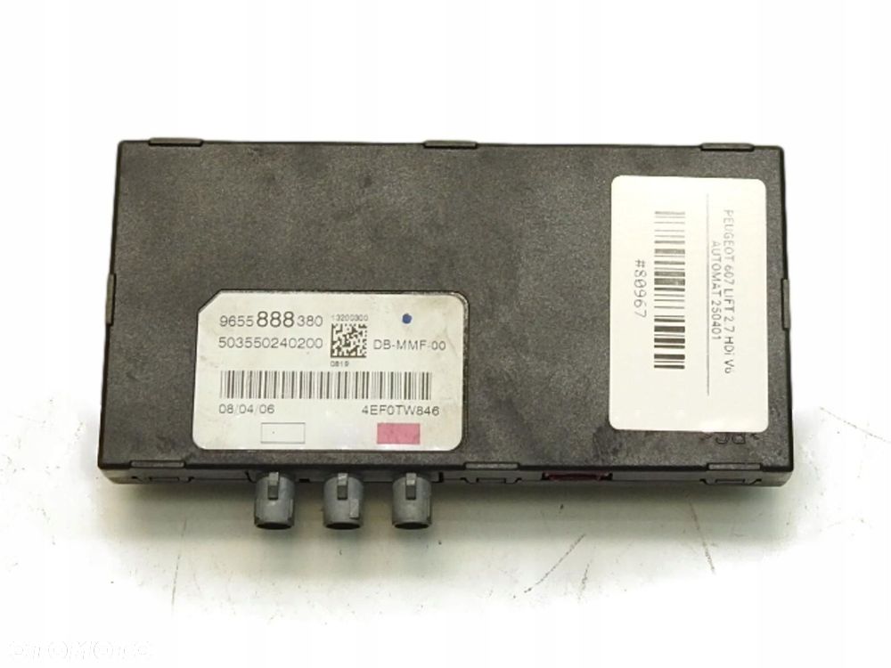 WZMACNIACZ ANTENY PEUGEOT 607 9655888380 - 1