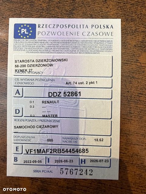 Renault Master DMC 2,5T - 2