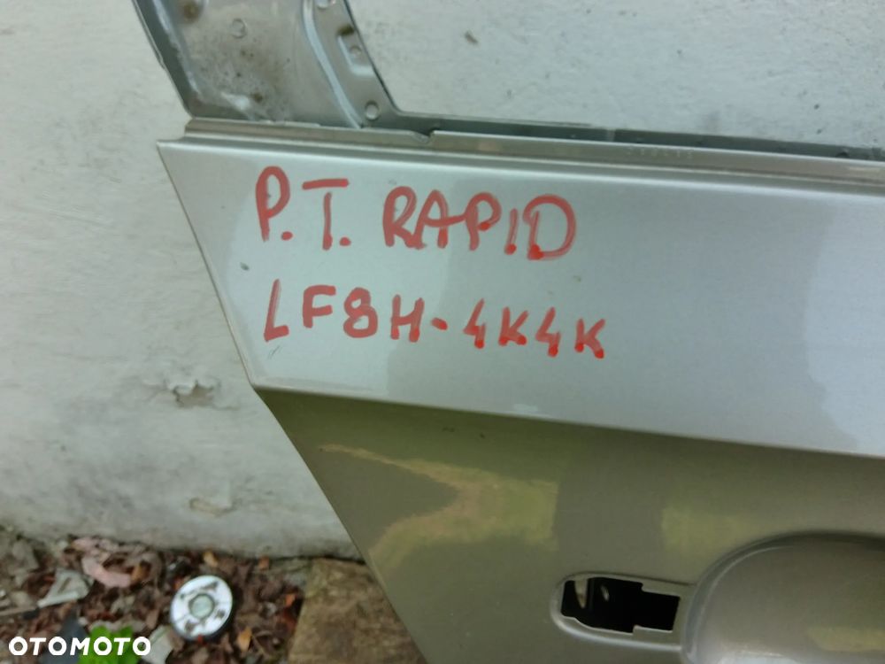 SKODA RAPID 5JH LF8H DRZWI PRAWE PRZÓD PRZEDNIE TYŁ TYLNE LIFTBACK - 3