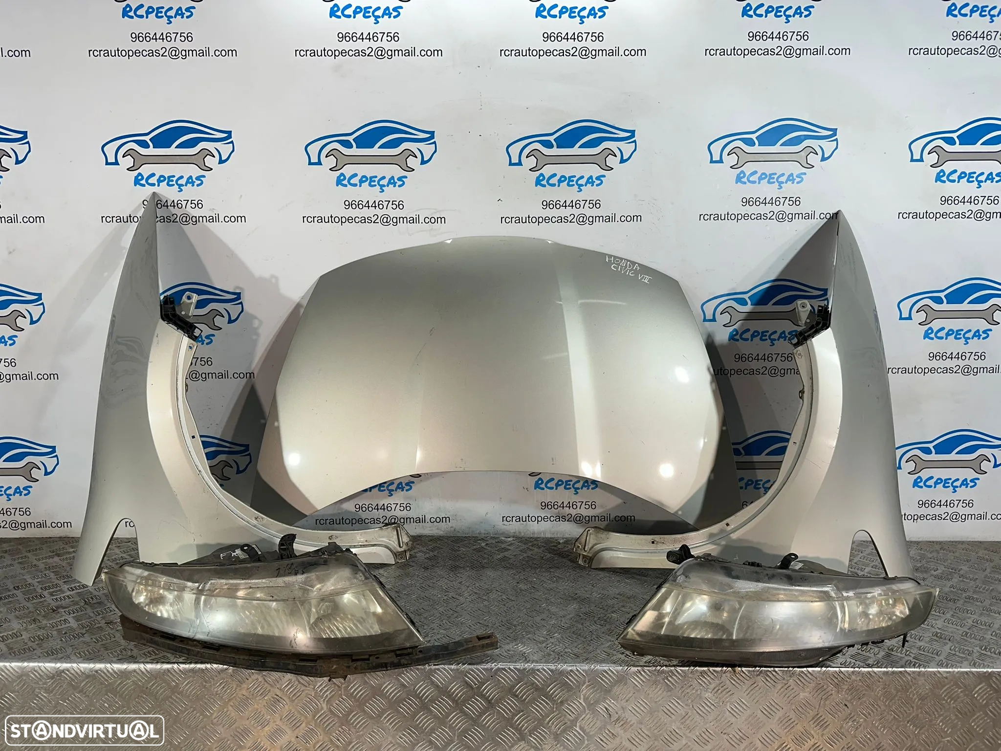 .Frente Completa Honda Civic 8 VIII MK8 FN1 FN2 FN3 FN4 FK1 FK2 FK3 2006-2011 - 12