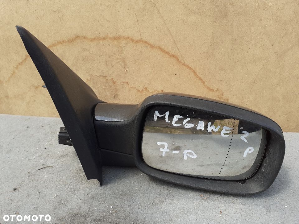 LUSTERKO ELEKTRYCZNE PRAWE RENAULT MEGANE II 2 7 PIN GRAFITOWE ORYGINAŁ WYSYŁKA! - 3