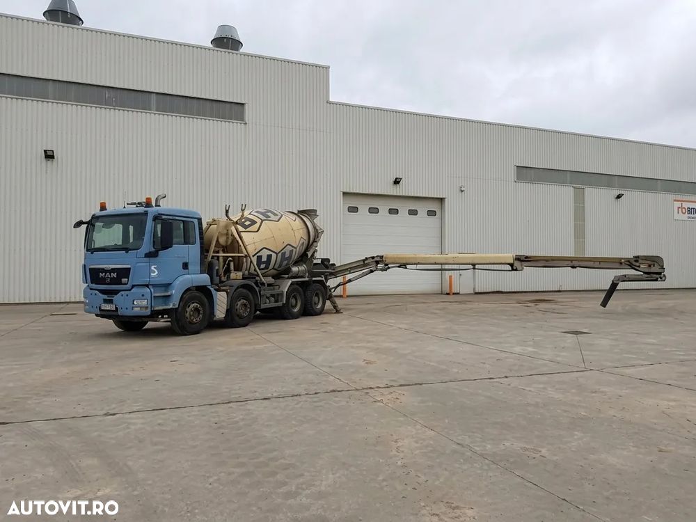 MAN TGS 41.480  8X4 Autobetonieră 9 mc cu banda transportoare - 5