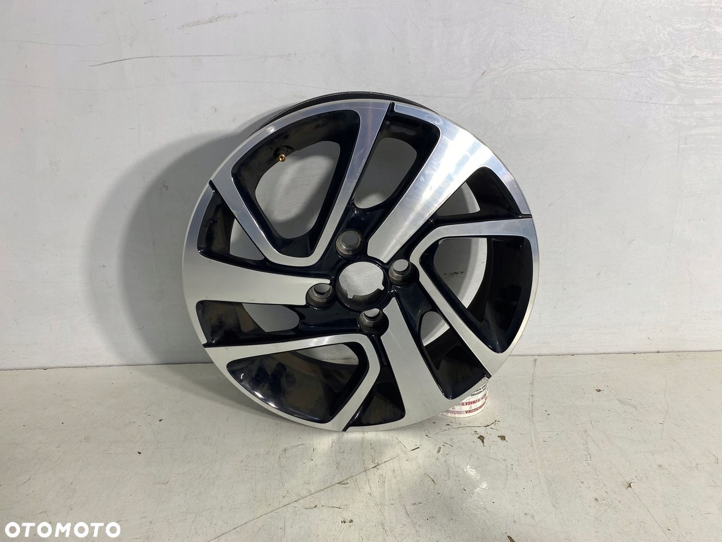 FELGA ALUMINIOWA PEUGEOT 108 C1 AYGO 15 4.5JX15 ET-35 4X100 EU - 1