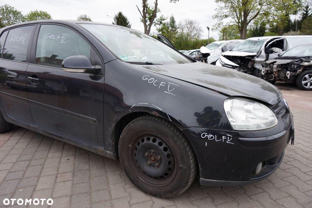 MASKA ZDERZAK BŁOTNIKI LAMPY GOLF V LC9Z  VOLKSWAGEN 2003-2009 CZARNY PRZÓD KOMPLETNY - 10