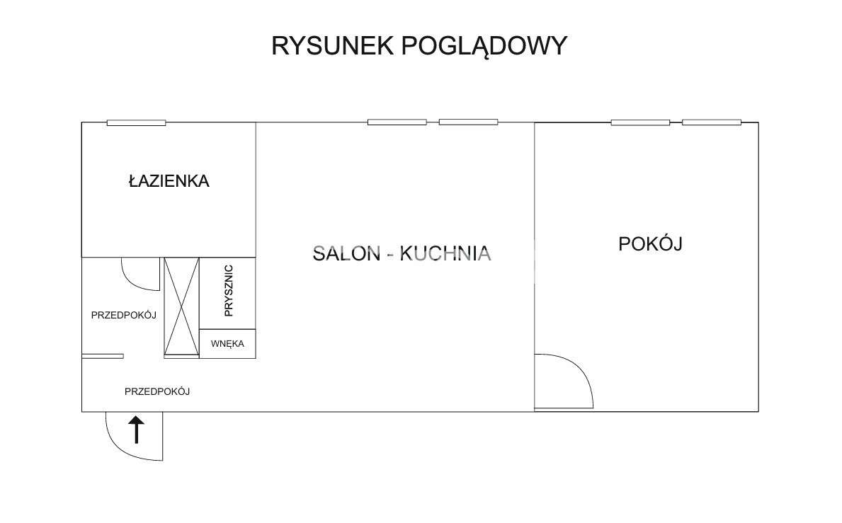 Katowice Św. Anny | 55m2 | 2 pokoje | Nikiszowiec
