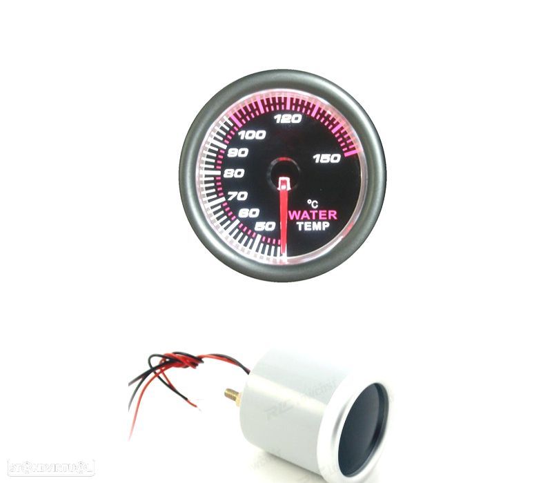 MANÓMETRO TEMPERATURA ÁGUA PRETO - 1