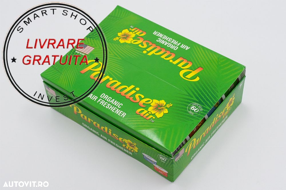 Paradise Air Fresh Odorizant Organic Tip Conserva 12 Bucati Asortat- livrare gratuita - 4