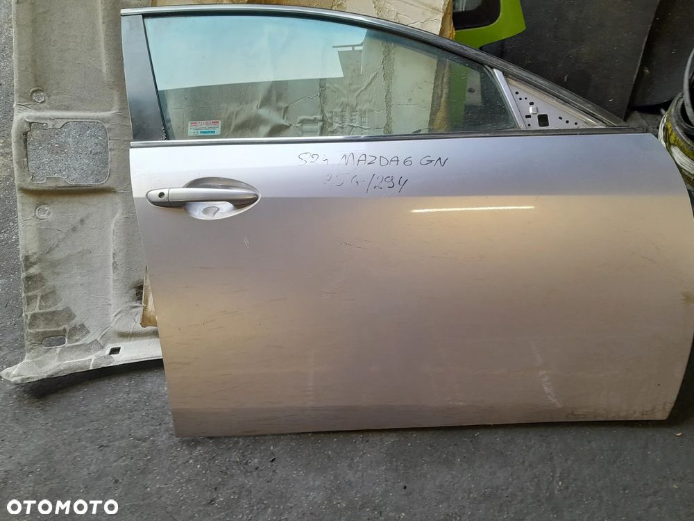 Drzwi Prawe Przednie Prawy Przód Mazda 6 GH Sedan 07-12 Kolor 25G 29Y - 1