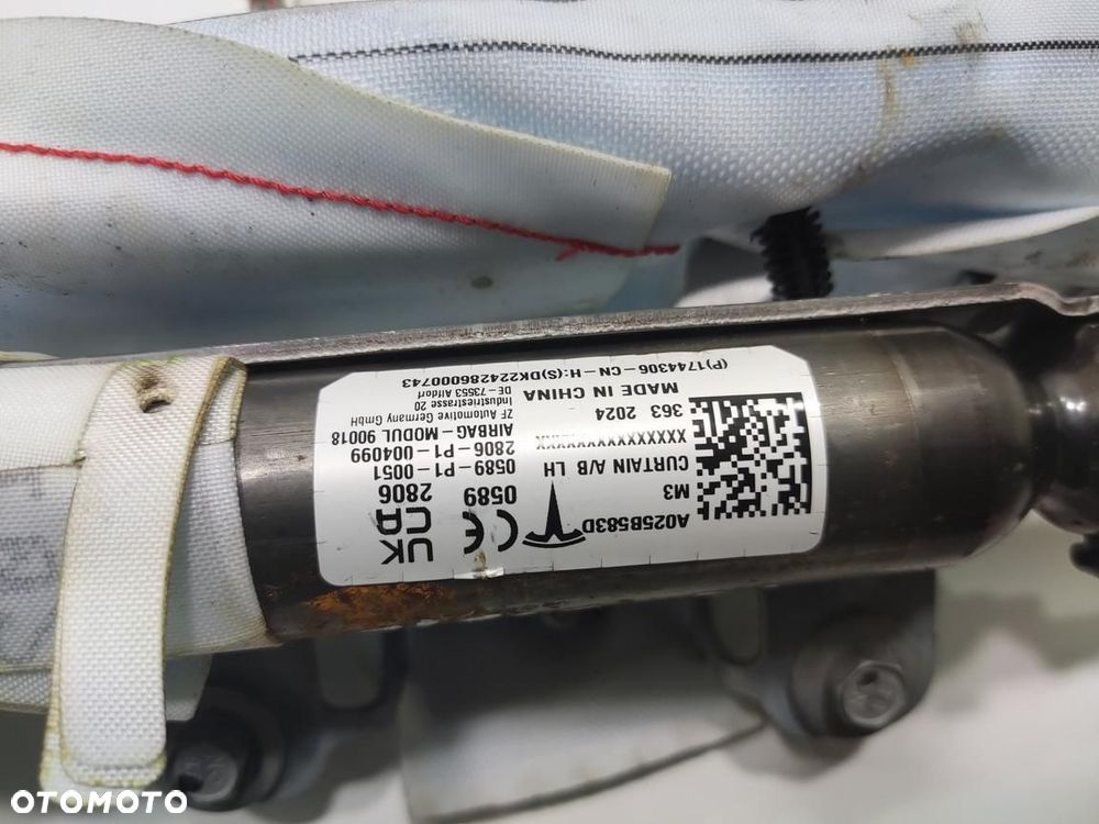 KURTYNA POWIETRZNA LEWA AIR-BAG TESLA MODEL 3 LIFT 2023-2026 1744306-CN-H - 4