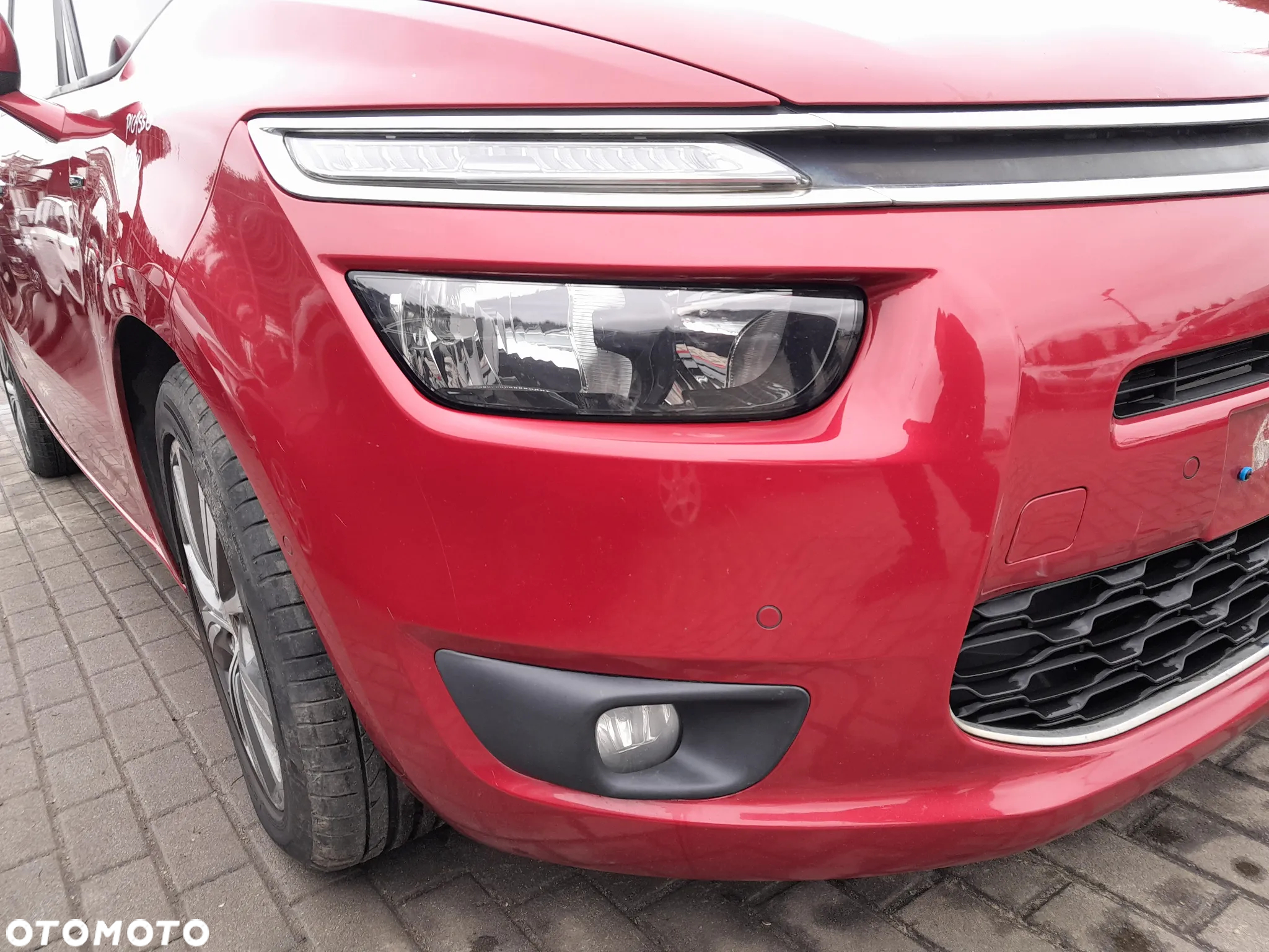 CITROEN C4 GRAND PICASSO II ZDERZAK PRZEDNI PRZÓD PDC PARKTRONIC KOLOR: EPYD - 7