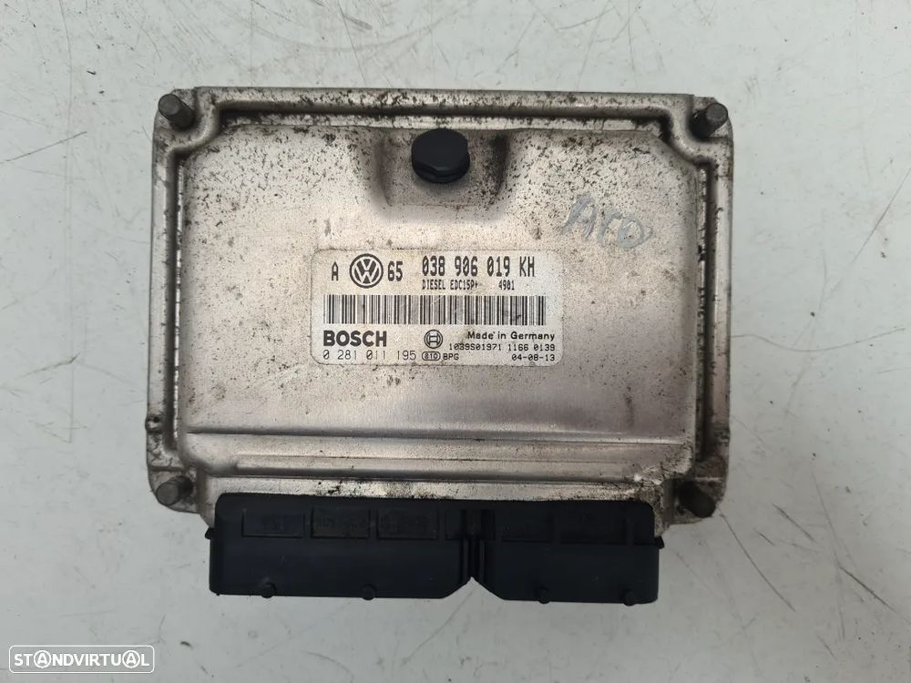 CENTRALINA ECU BOSCH ORIGINAL 038906019 038906019KH 0281011195 ATD VW VOLKSWAGEN GOLF IV 4 MK4 1.9 TDI 100CV ATD - 1