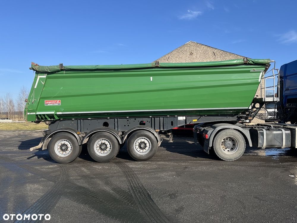 Langendorf SK stalowa 28m3 Hardox rynna 2018 naczepa wywrotka stal z NIEMIEC - 18