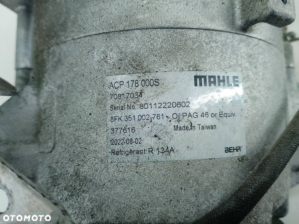 POMPA, SPRĘŻARKA KLIMATYZACJI OPEL ASTRA J ACP178000S  8FK351002-761 2.0 - 7