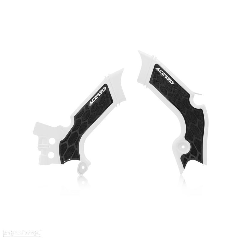 protetor chassis acerbis branco kawasaki kx 450 - 1