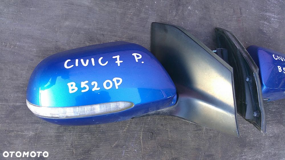 HONDA CIVIC VII 3D SPORT LUSTERKO PRAWE LUB LEWE B520P - 2
