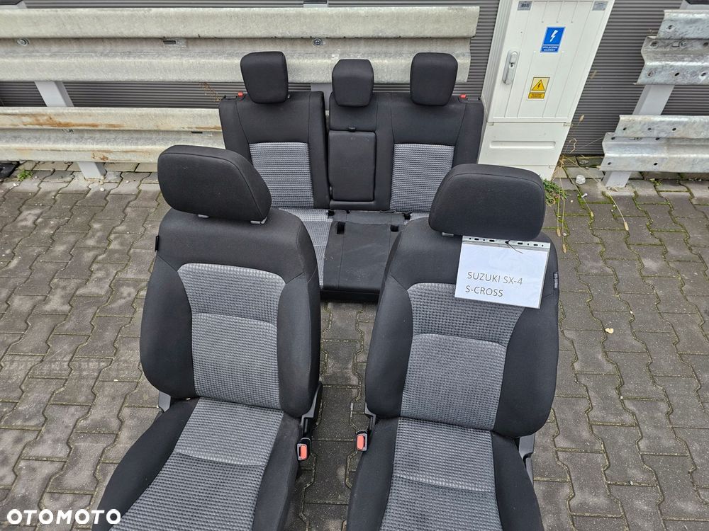suzuki sx-4 s-cross 21- fotele kanapa komplet przód tył - 3