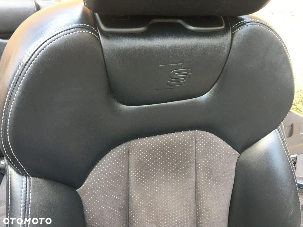 AUDI Q7 4M S-Line FOTELE KANAPA BOCZKI TAPICERKA SKÓRA CZARNA - 3