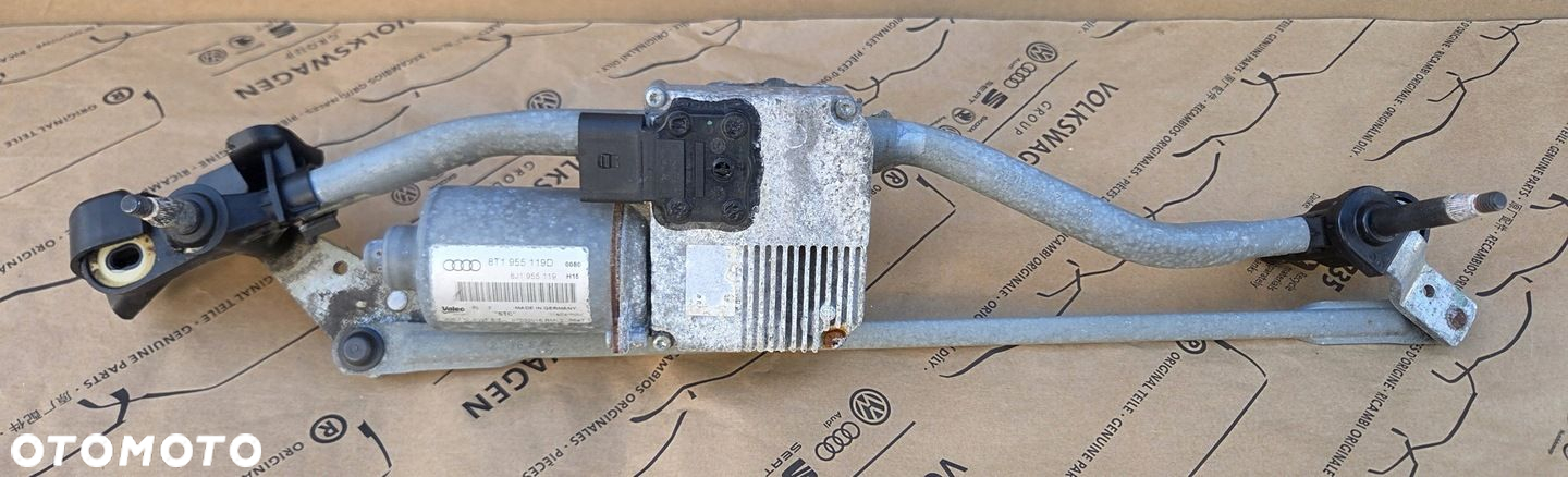 AUDI A5 8T LIFT MECHANIZM SILNICZEK WYCIERACZEK PRZÓD 8T1955023E 8T1955119D - 2