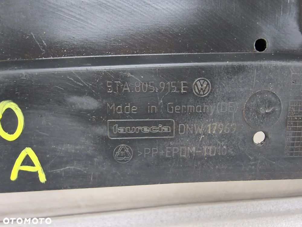 VW TOURAN II 5TA 15- OSŁONA / PŁYTA POD ZDERZAK PRZEDNI , NR 5TA805915E , NR AUKCJI OSŁ710 - 5