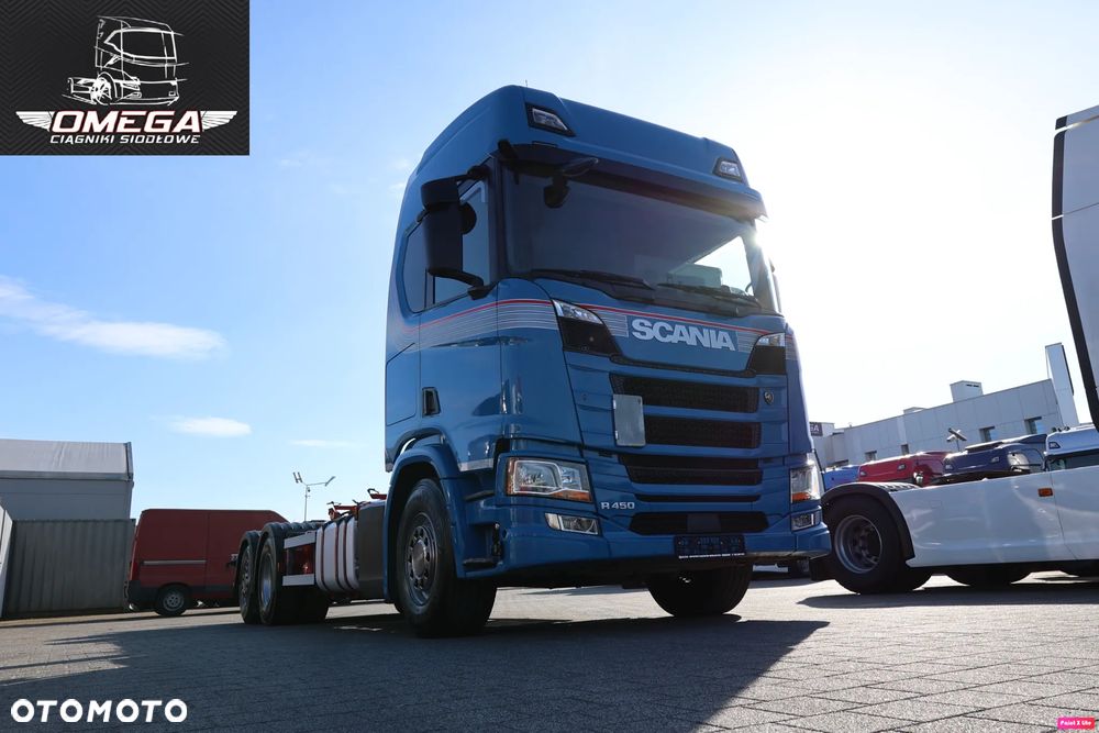 Scania R 450 Hakowiec // Oś skrętna // MEILLER // Klima postojowa / - 12