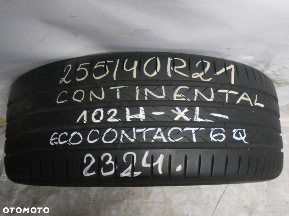 OPONA POJEDYNKA 255/40R21 CONTINENTAL ECO CONTACT 6Q XL DOT 2324 5.4MM - 1