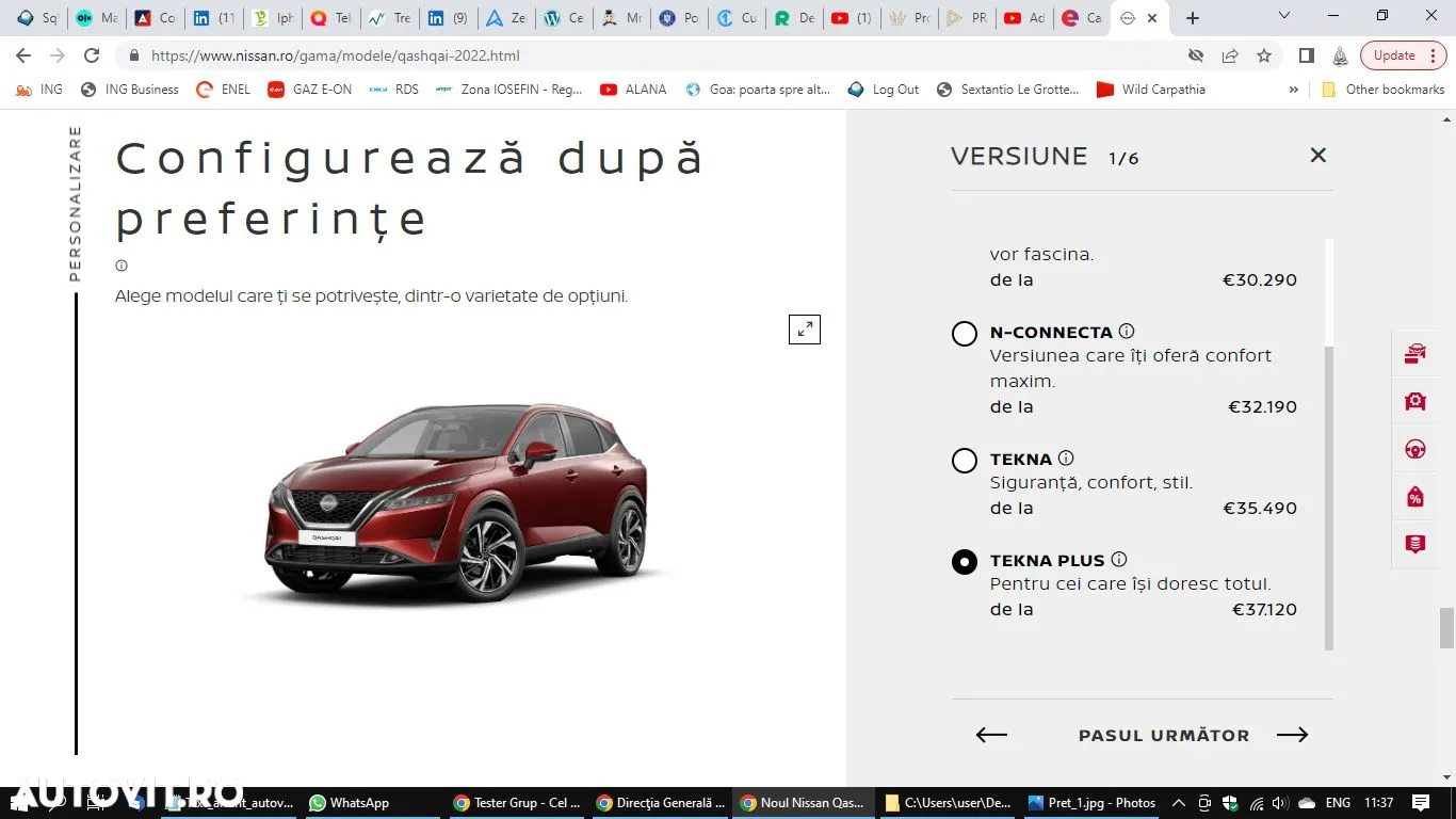 Nissan Qashqai 1.3 l Mild-Hybrid X-Tronic 4WD Tekna Plus - 35