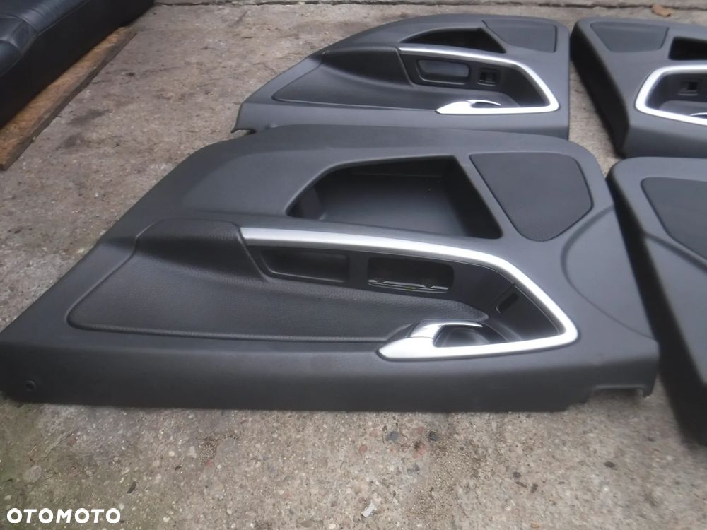 Volvo XC60 I  tapicerka skora skorzane boczek drzwi przod tyl kpl lewy prawy - 9