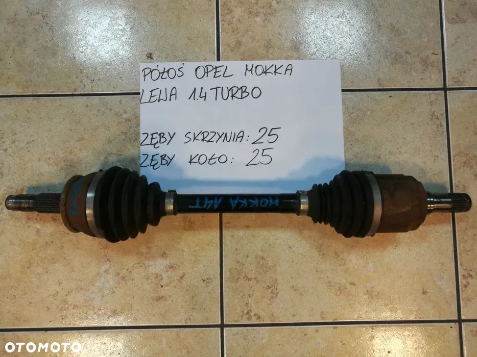 Półoś Lewa Opel Mokka 1.4 Turbo