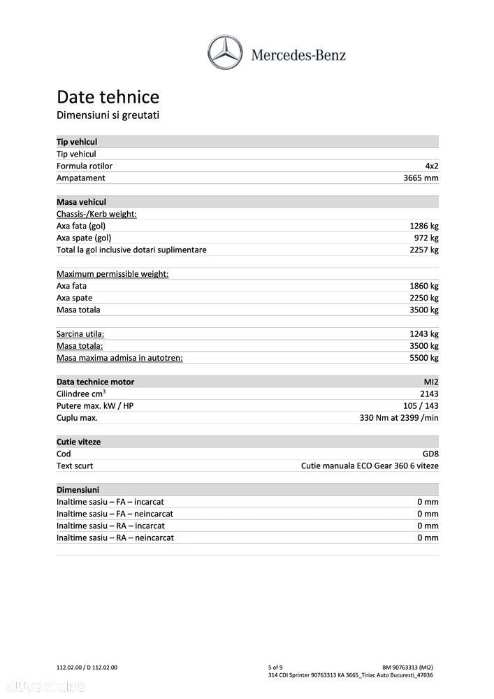 Mercedes-Benz 314 CDI Sprinter - 15