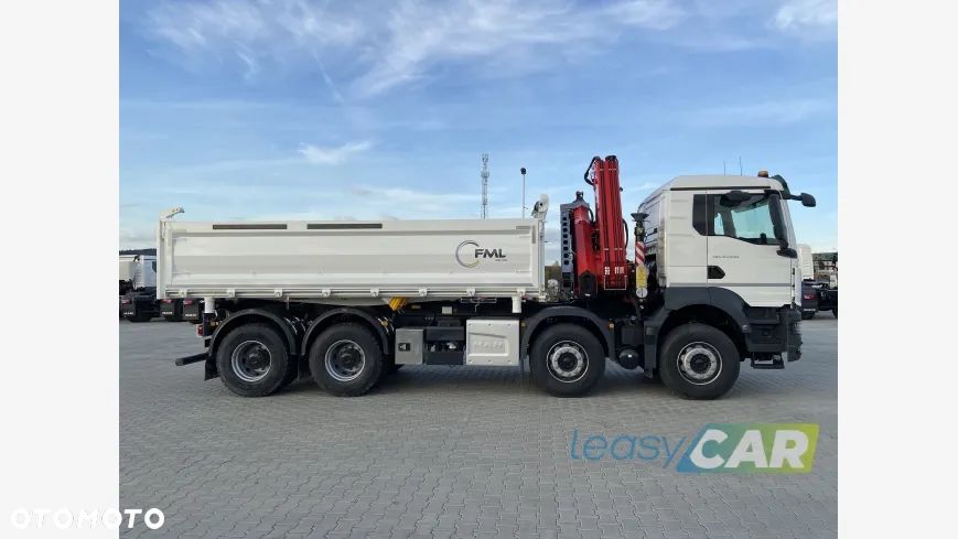MAN TGS 35.440 8x4 440 KM Wywrotka KH-Kipper z Żurawiem FASSI F275A.0.26 - 1