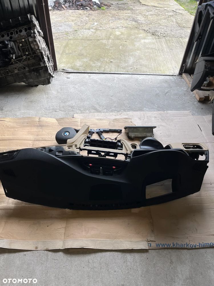 BMW 3 4 F30 F31 F32 F34 F36 DESKA ROZDZIELCZA KOKPIT KONSOLA HUD ARIBAG NAPINACZE ORYGINAŁ KOMPLET - 2