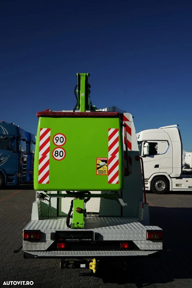 Iveco DAILY 70-180 / BRAȚ AERIAN - 16 m / TABLĂ METALICĂ + BRAȚ AERIAN ELEVATOR / 200 kg - 13