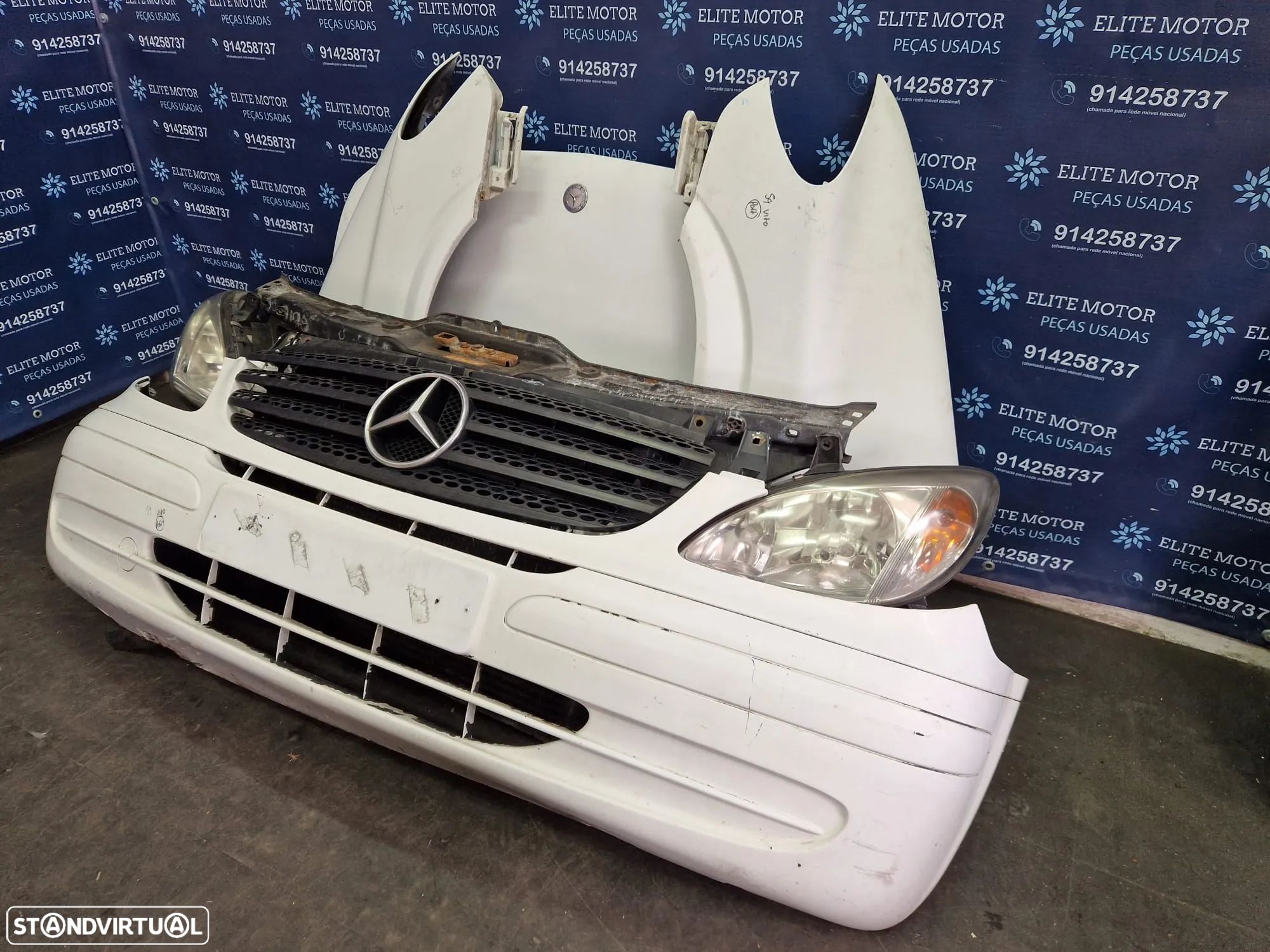 Frente completa usada MERCEDES VITO 2006 capot parachoques guardalamas oticas radiadores - 1