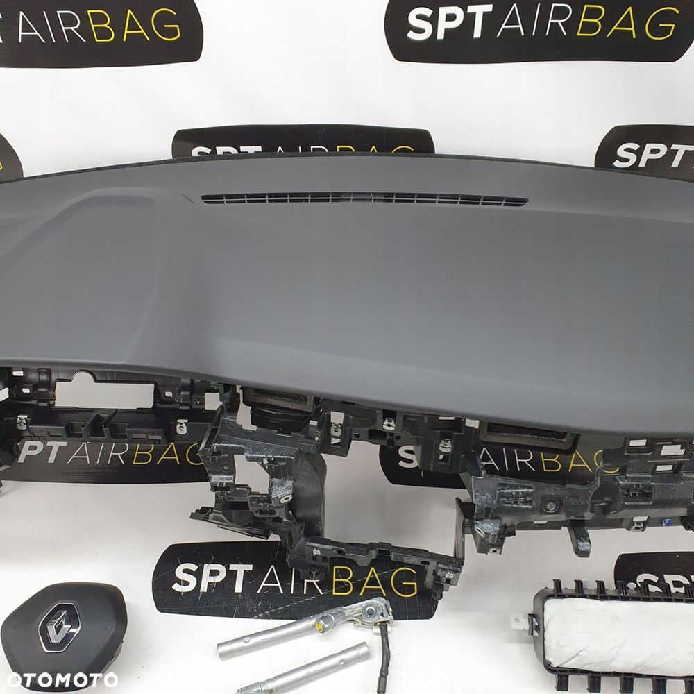 RENAULT CAPTUR II DESKA ROZDZIELCZA KONSOLA KOKPIT PULPIT PODUSZKI AIRBAG AIR BAG PASY KIT SET - 3