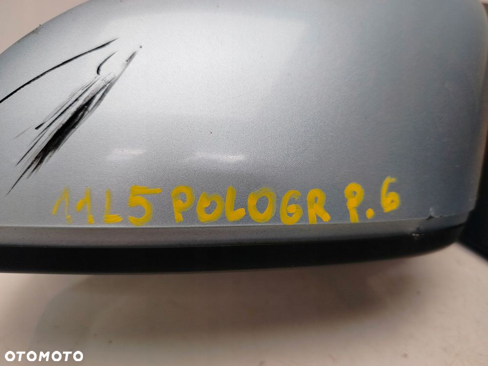 volkswagen polo 6r 6 pin 09r- lusterko lewe zewnętrzne ld5m - 9