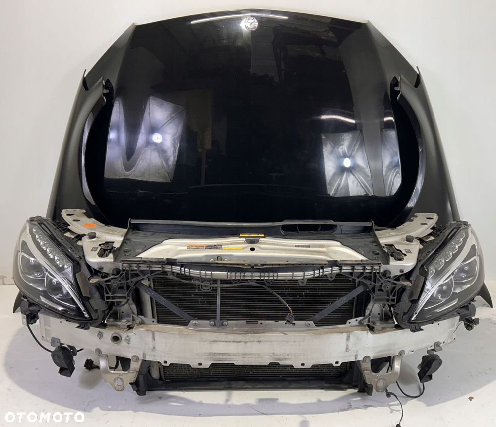 MERCEDES W205 AMG ZDERZAK MASKA CHŁODNICE PAS - 6