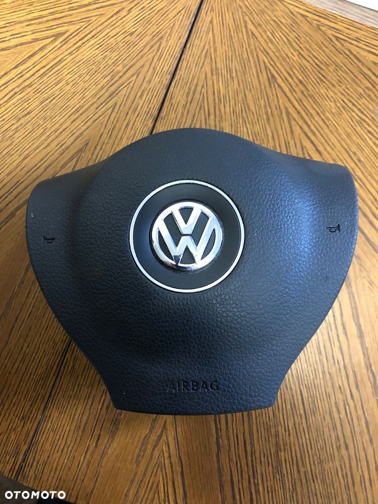 Kierownica multifunkcja skóra z poduszką VW Passat 3C8419091BC - 4