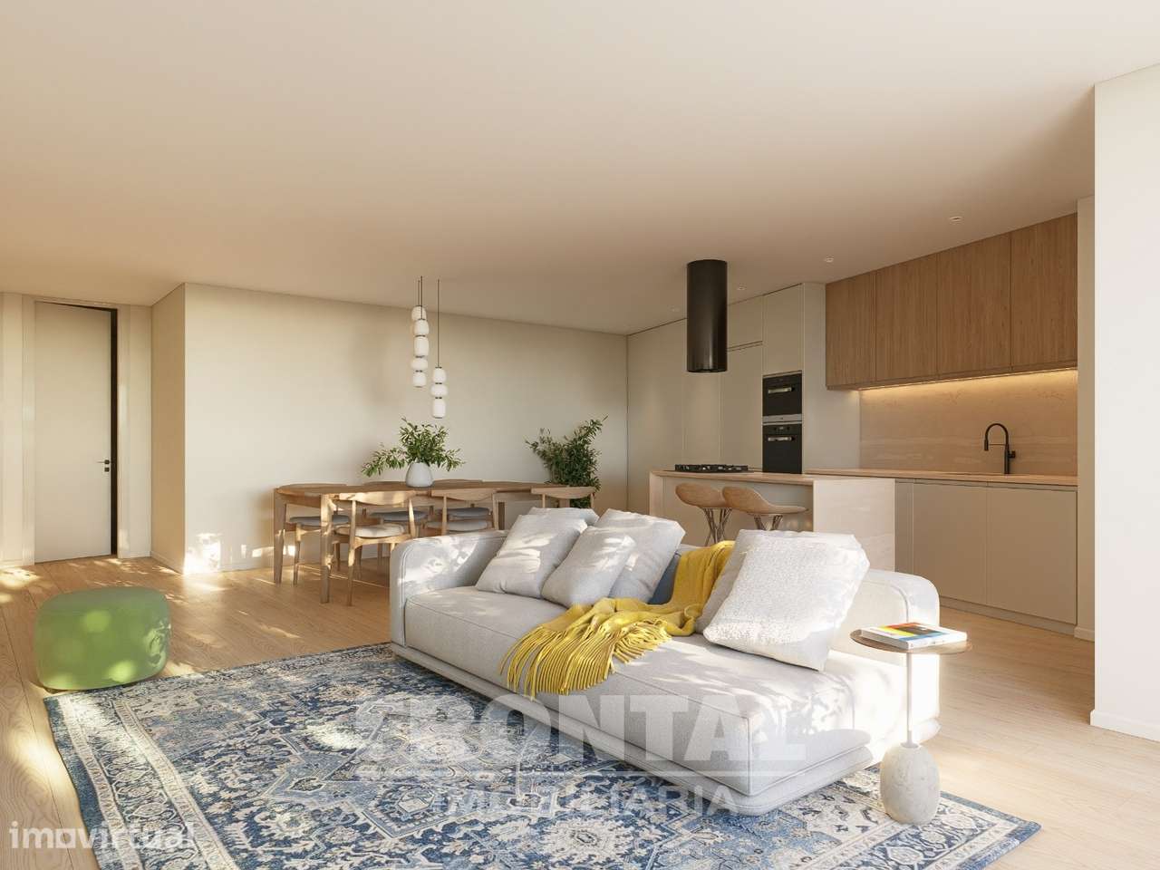 Apartamento T2 com Varanda e Piscina | Condomínio Privado com Conceito - Grande imagem: 3/14