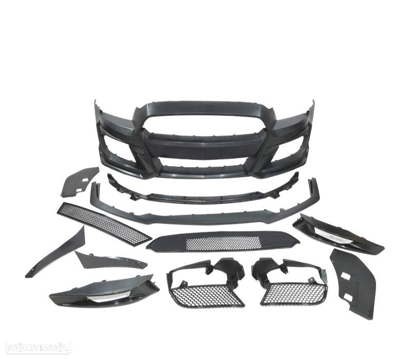 PARA-CHOQUES FRONTAL FORD MUSTANG V6 GT 10-14 LOOK GT500 - 3