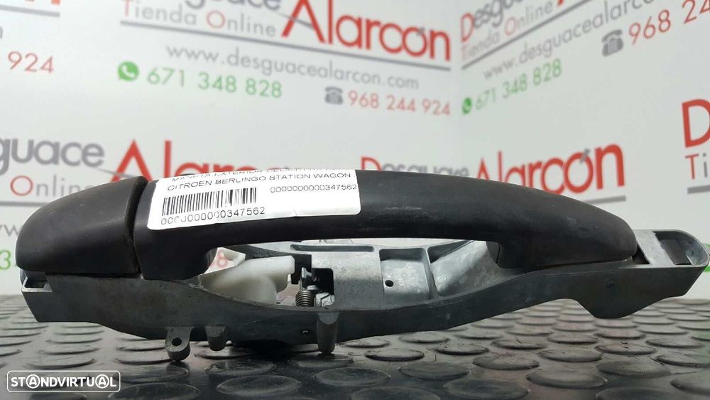 PUXADOR EXTERIOR FRENTE DIREITO CITROEN BERLINGO STATION WAGON X - 1